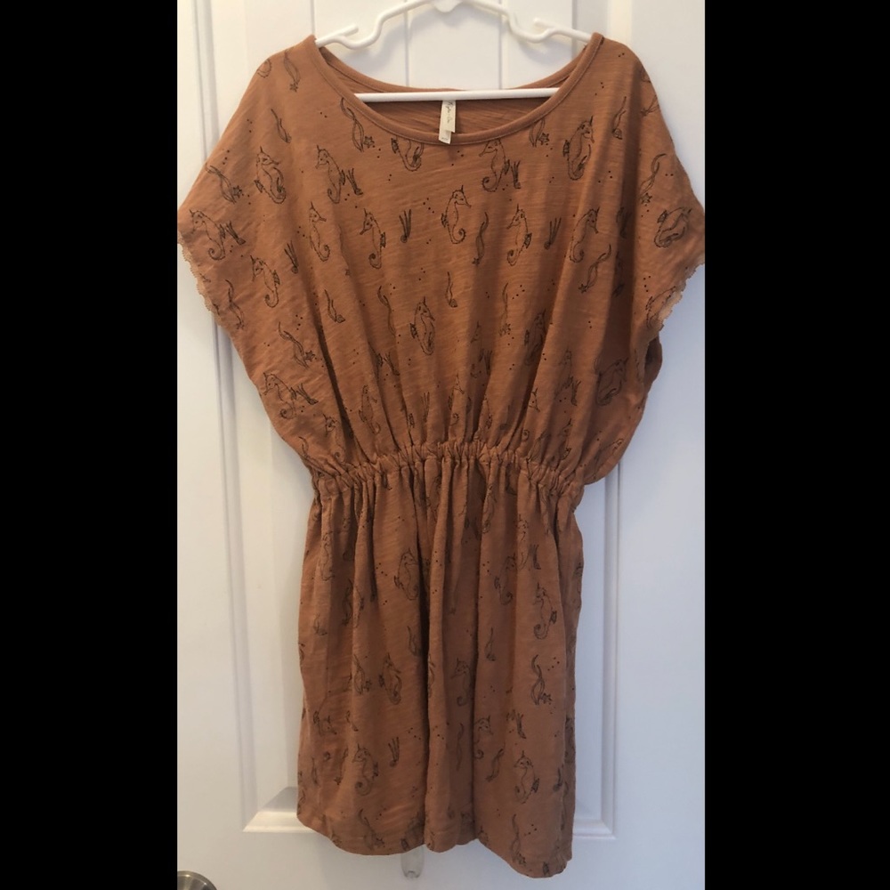 Rylee and Cru Seahorses Kaftan Dress
